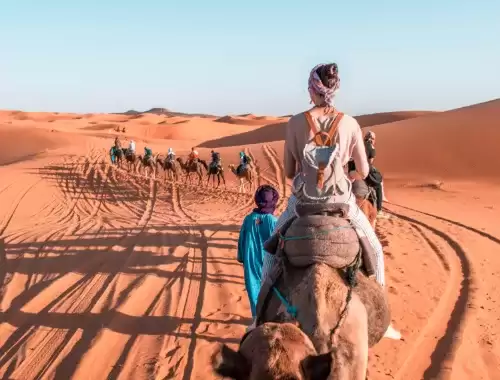 Week-end Merzouga : bivouac, dunes et coucher de soleil au Sahara
