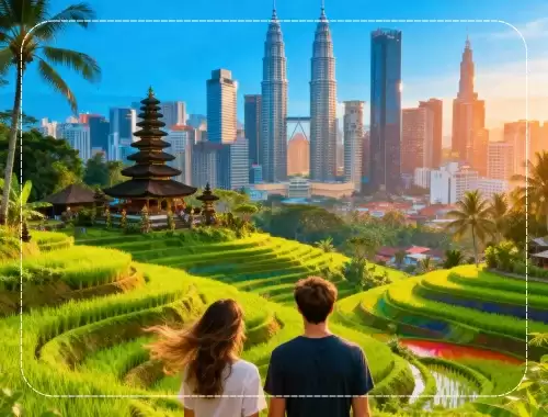 Voyage Bali et Kuala Lumpur 14 jours : entre gratte-ciel et rizières