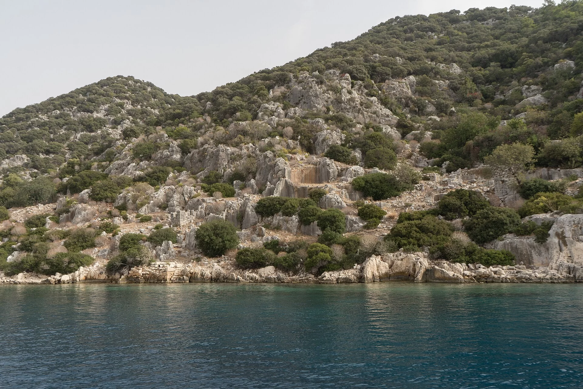 La côte turque près de l’île de Kekova