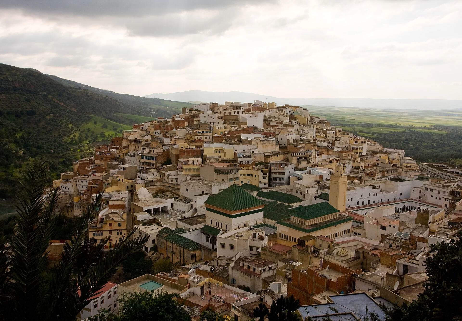 Moulay Idriss Zerhoun vue d’en haut