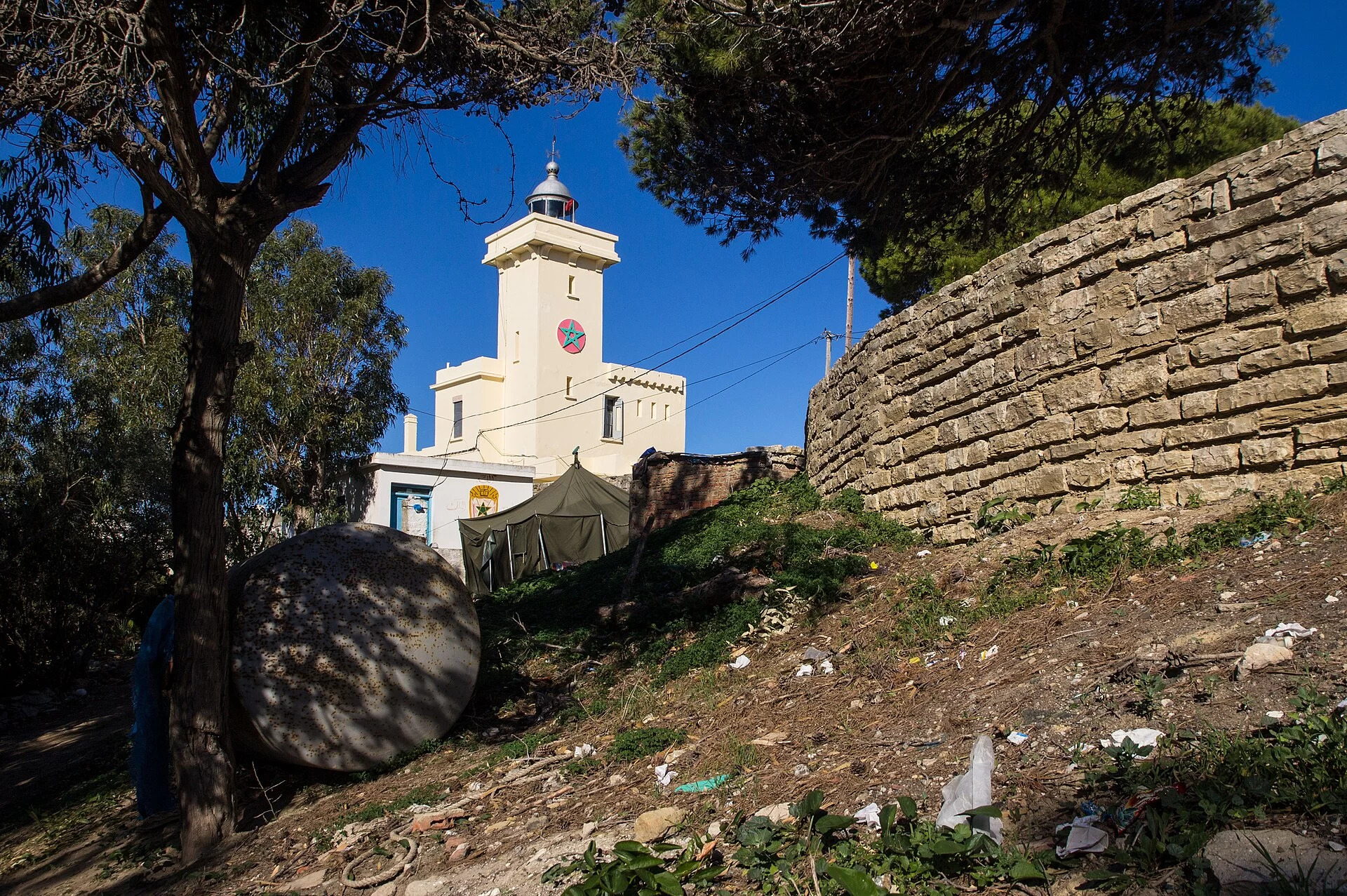 Le phare du cap Malabata, près de Tanger