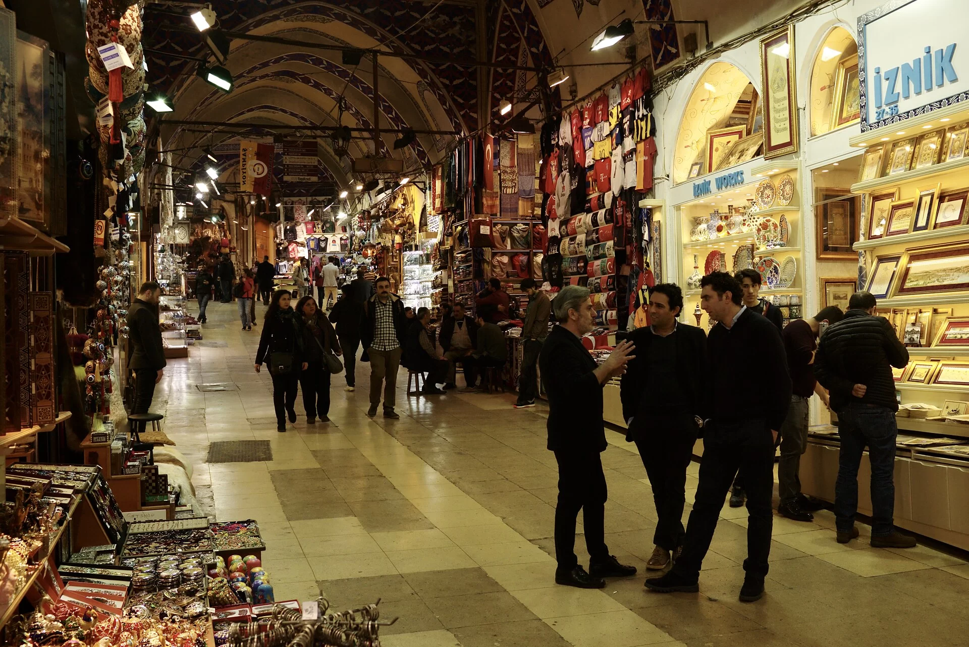 Une allée du Grand Bazar d’Istanbul