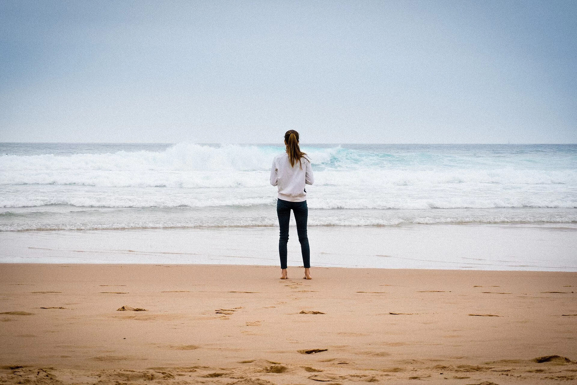 La plage de Guincho près de Cascais