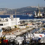 Le port de plaisance de Tanger et la baie