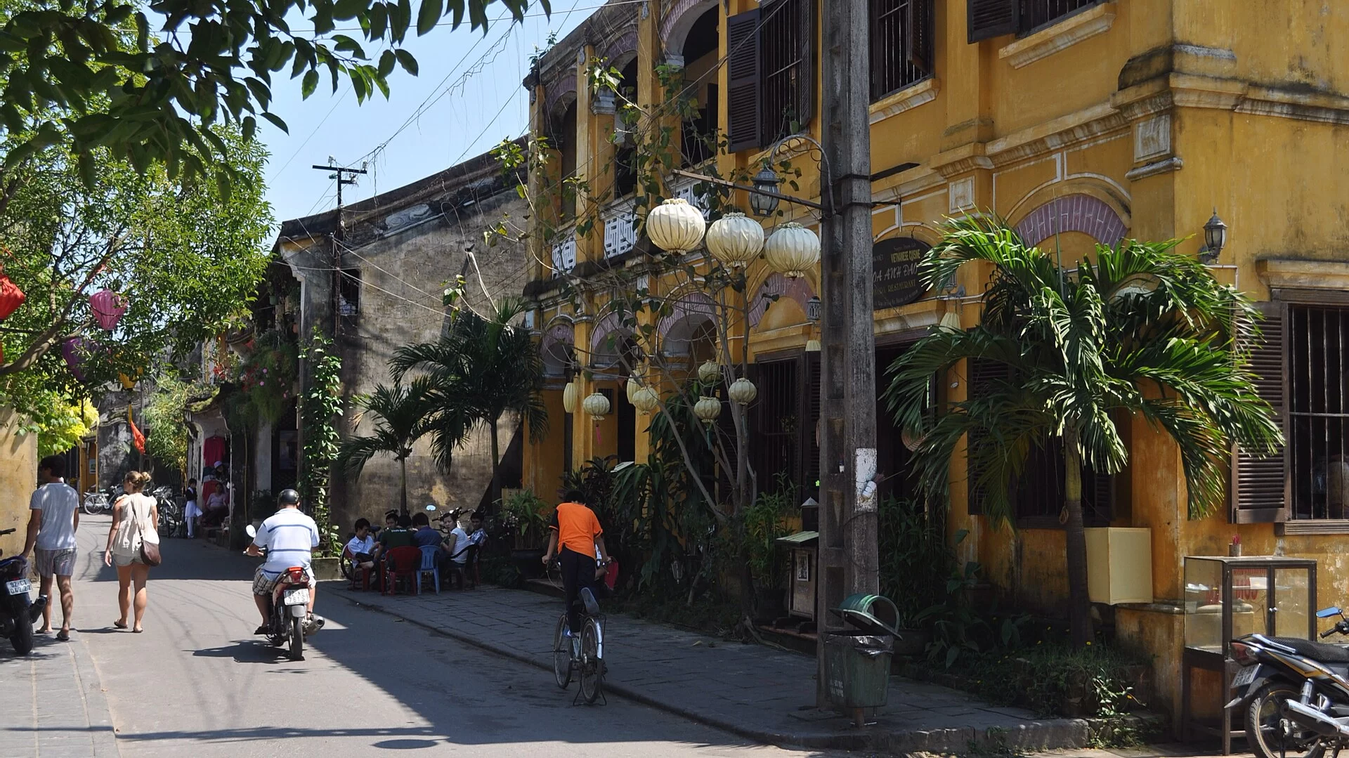 Maisons jaunes de la vieille ville de Hoi An, au Vietnam