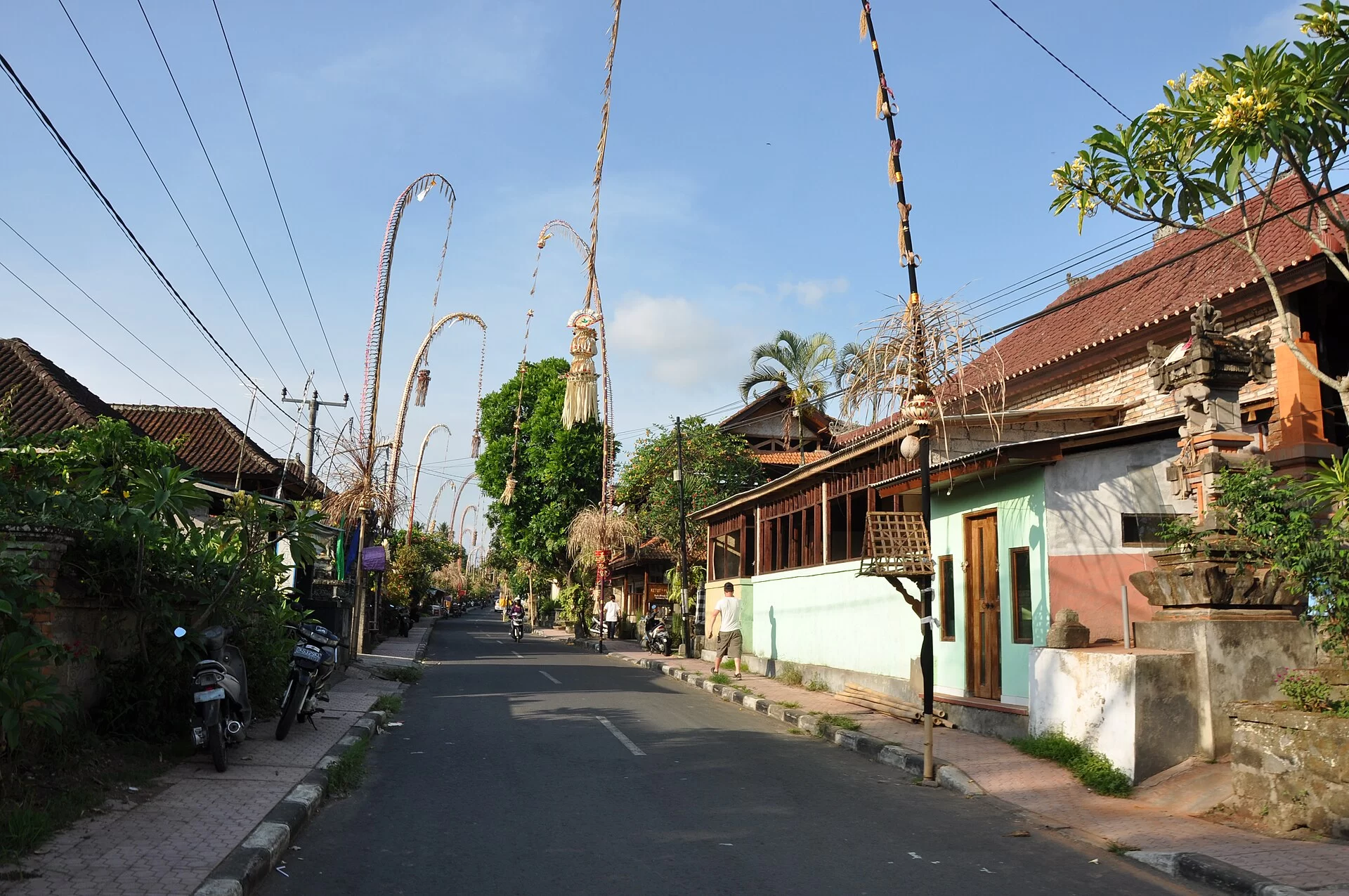 Une porte de temple à Ubud, à Bali