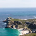Le cap de Bonne-Espérance et ses falaises sur l'océan, en Afrique du Sud