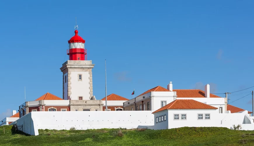 Le phare du cap da Roca sur la côte atlantique du Portugal