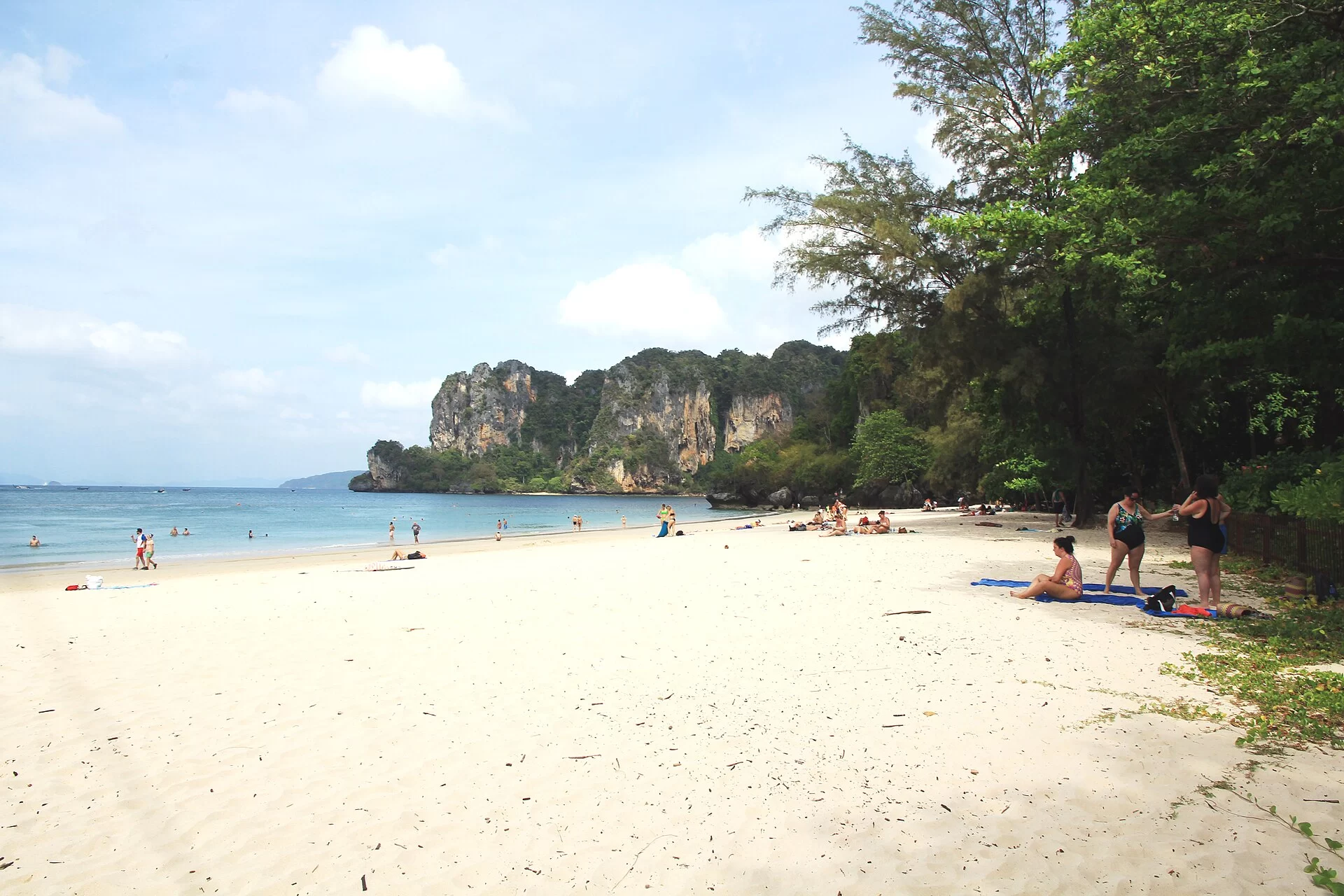 La plage de Railay, à Krabi
