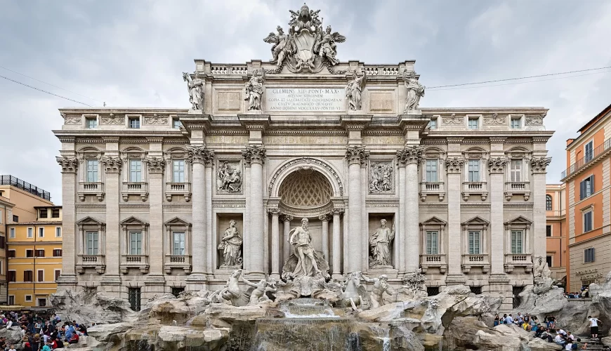 La fontaine de Trevi à Rome