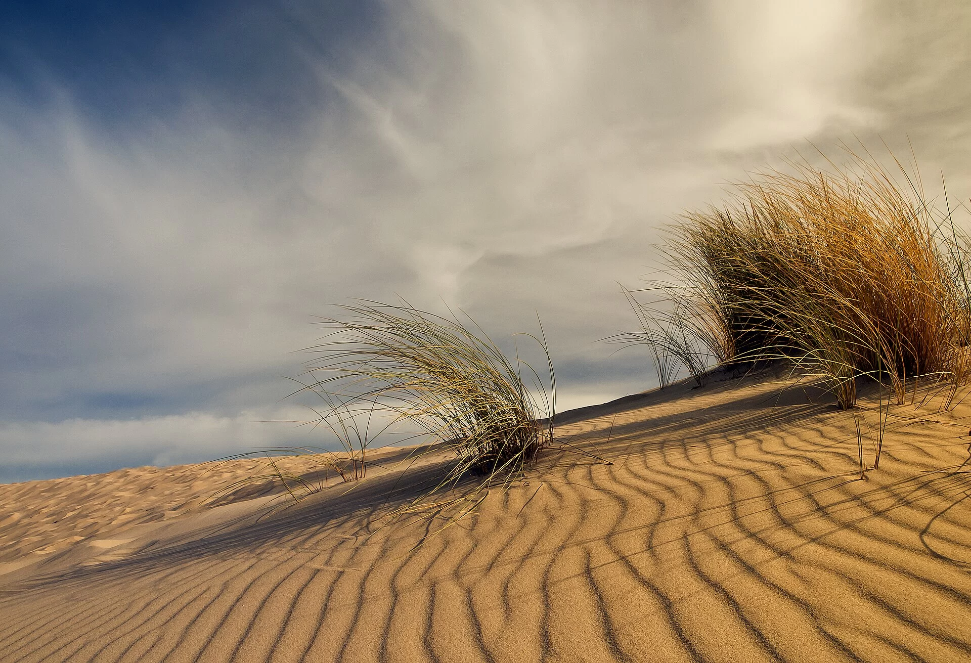 Une plage de Tarifa, en Espagne, face à la côte marocaine